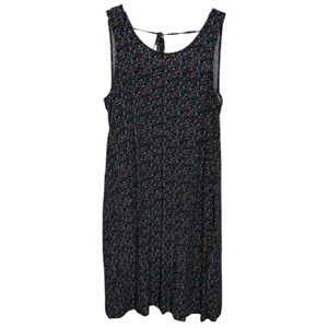 GAP | Pockets Speckled Dress Multicolor Sleeveless Tie Back Mini